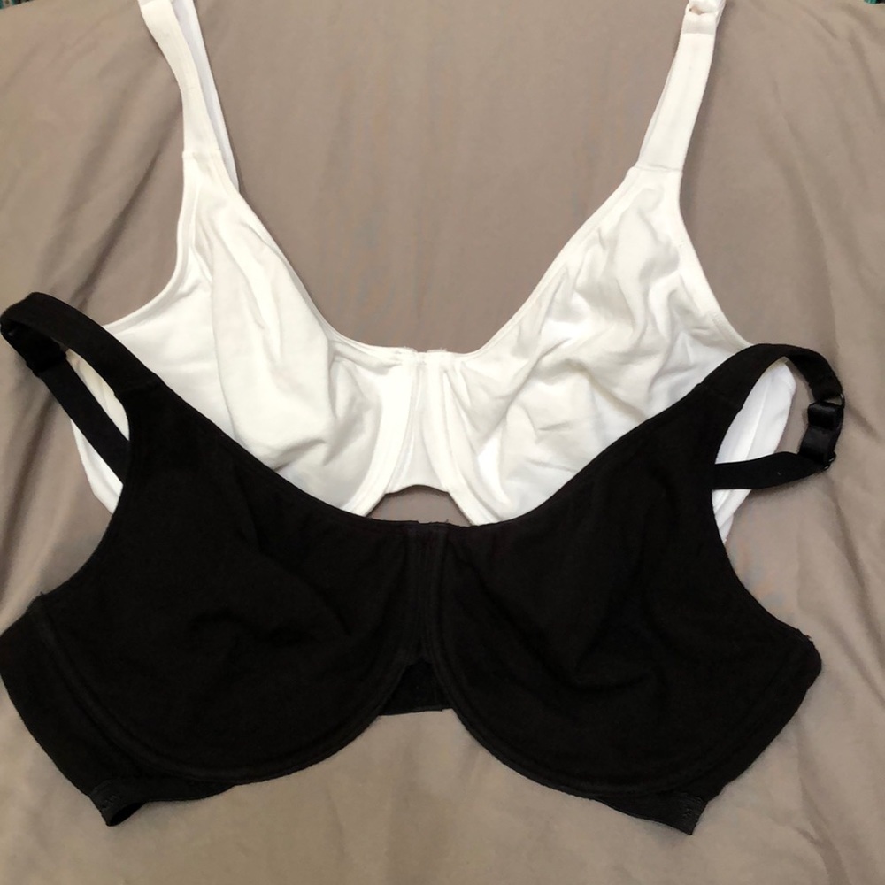 2 pack Fruit of the Loom Cotton Underwire Bras